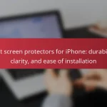 Best screen protectors for iPhone: durability, clarity, and ease of installation