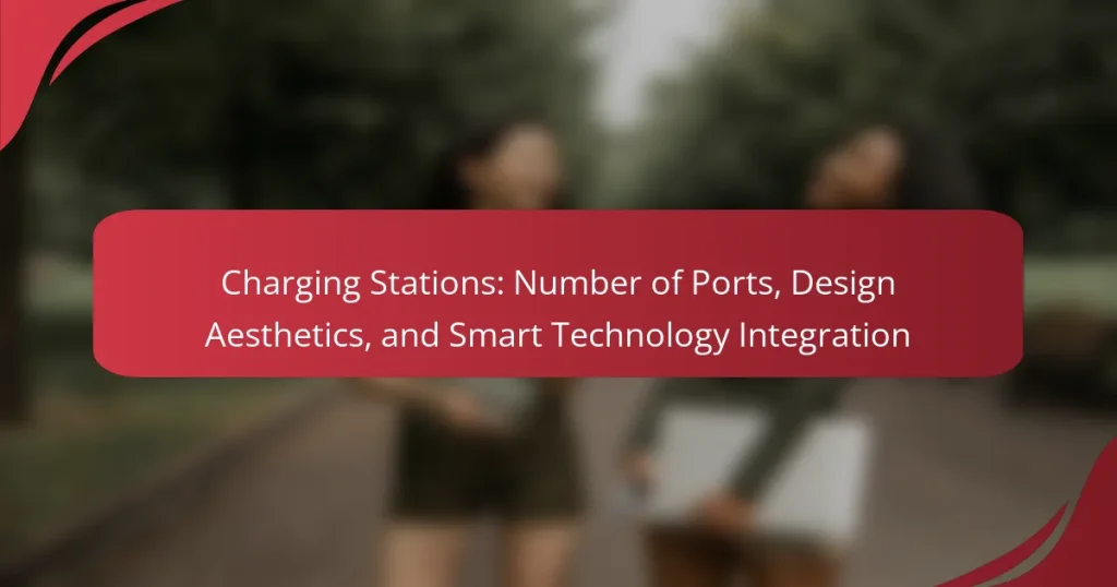 Charging Stations: Number of Ports, Design Aesthetics, and Smart Technology Integration