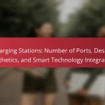 Charging Stations: Number of Ports, Design Aesthetics, and Smart Technology Integration