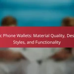 Chic Phone Wallets: Material Quality, Design Styles, and Functionality