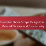 Customizable Phone Straps: Design Features, Material Choices, and Functionality