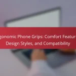 Ergonomic Phone Grips: Comfort Features, Design Styles, and Compatibility
