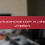 In-Ear Monitors: Audio Fidelity, Fit, and Brand Comparisons