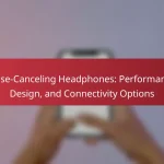 Noise-Canceling Headphones: Performance, Design, and Connectivity Options