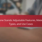 Phone Stands: Adjustable Features, Material Types, and Use Cases