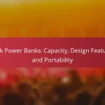 Sleek Power Banks: Capacity, Design Features, and Portability