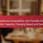 Smartphone Compatibility with Portable Power Banks: Capacity, Charging Speed, and Design