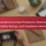 Smartphone Screen Protectors: Materials, Durability Ratings, and Installation Methods