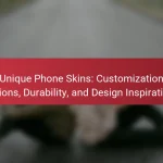 Unique Phone Skins: Customization Options, Durability, and Design Inspirations