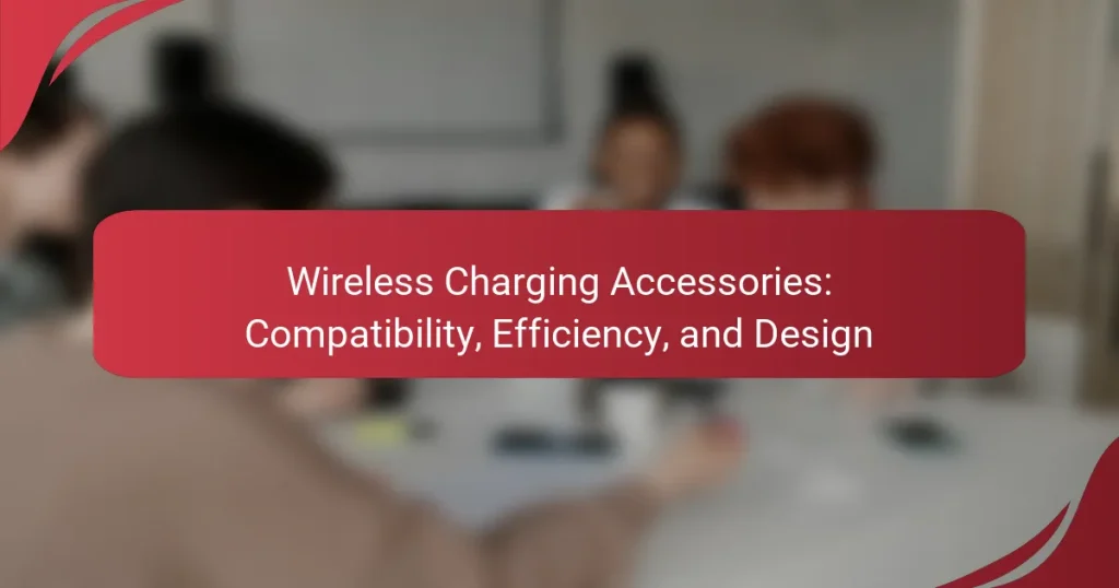 Wireless Charging Accessories: Compatibility, Efficiency, and Design