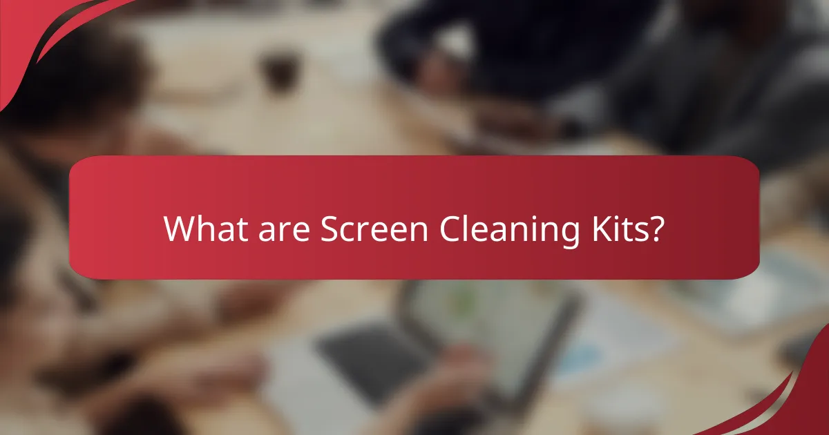 What are Screen Cleaning Kits?